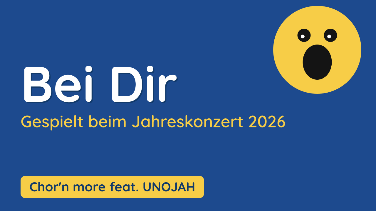 Video abspielen: Chor'n More beim Jahreskonzert STAND UP